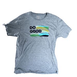 Cotopaxi T-Shirt Mens XL Gray Do Good Crewneck Organic Cotton Recycled Polyester